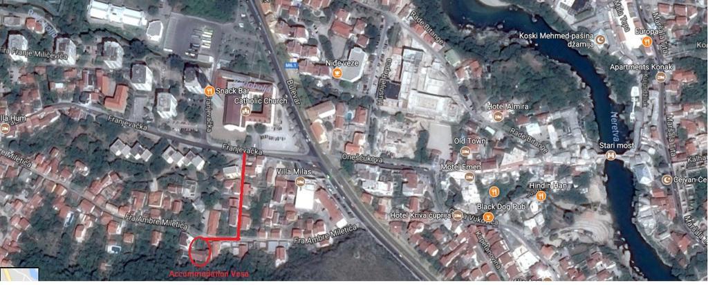 Accommodation Vesa Mostar Esterno foto